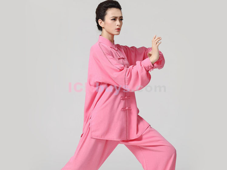 Tai Chi Clothing Long-sleeve Casual Style Linen Suit